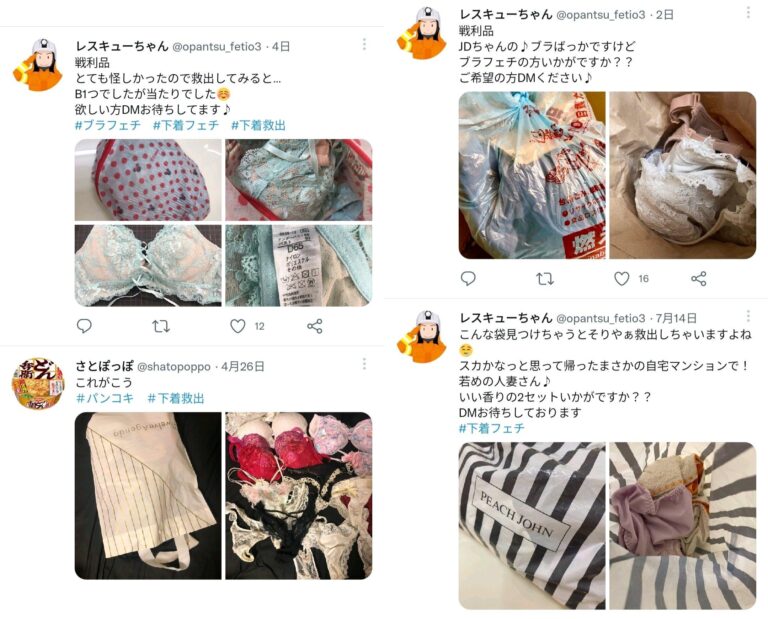 Un groupe « sauve » les sous-vêtements féminins de la poubelle