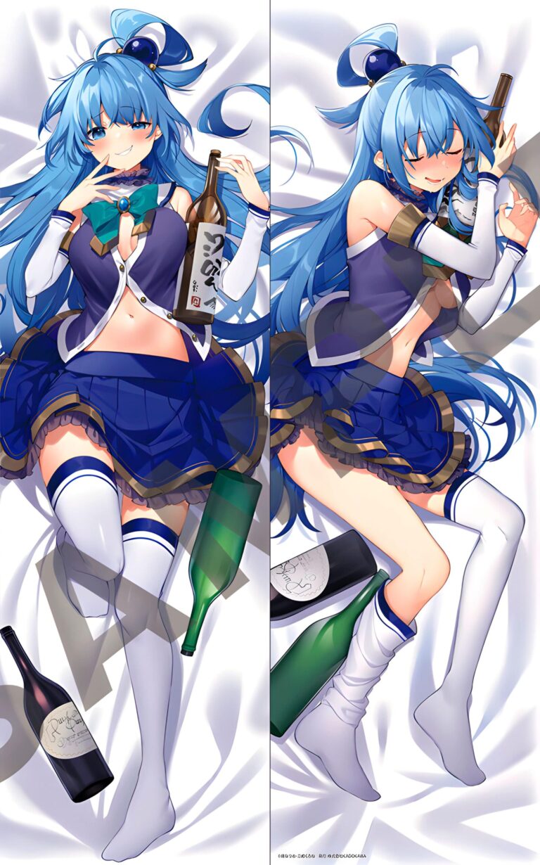 Aqua inspire un dakimakura sensuel