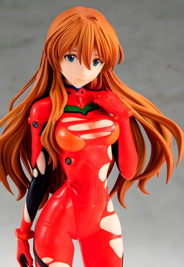 Asuka Langley inspire une silhouette sensuelle dans sa combinaison plug