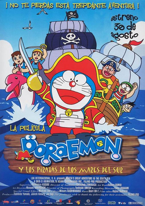 Doraemon et les Pirates des Mers du Sud demain samedi 6 janvier à Boing