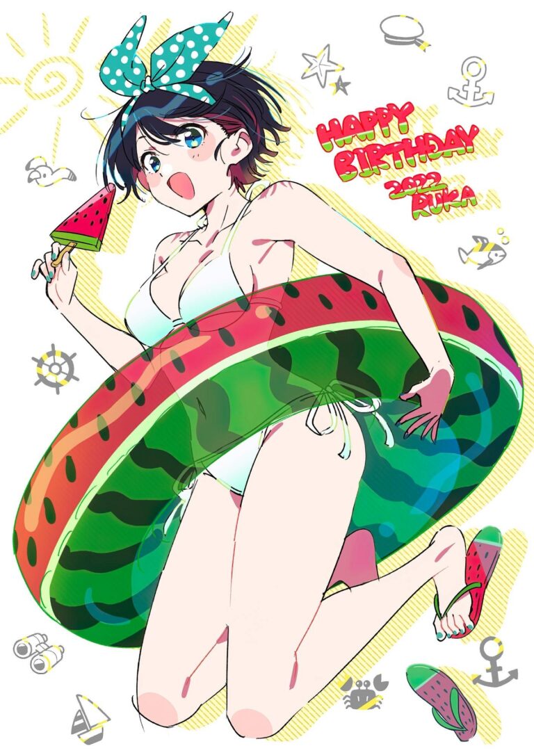 Kanojo, Okarishimasu célèbre l&rsquo;anniversaire de la joyeuse Ruka Sarashina