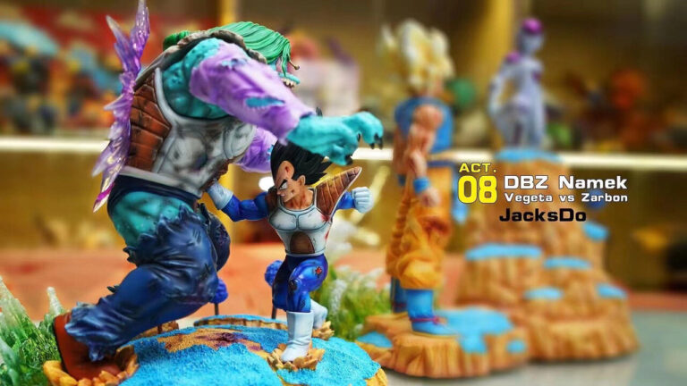 La nouvelle résine de Vegeta annihilant Zarbon disponible à la réservation