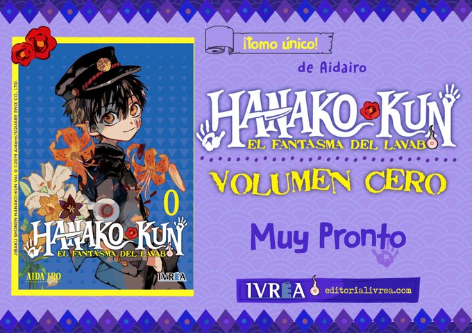 Hanako-kun le fantôme des toilettes 0, nouvelle licence d&rsquo;Ivrea