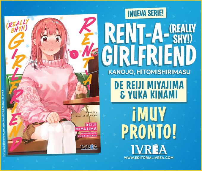 Ivrea annonce la licence Rent-A-(Really shy!)-Girlfriend