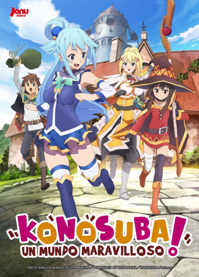 La saison 2 de KonoSuba est déjà doublée en espagnol sur Netflix