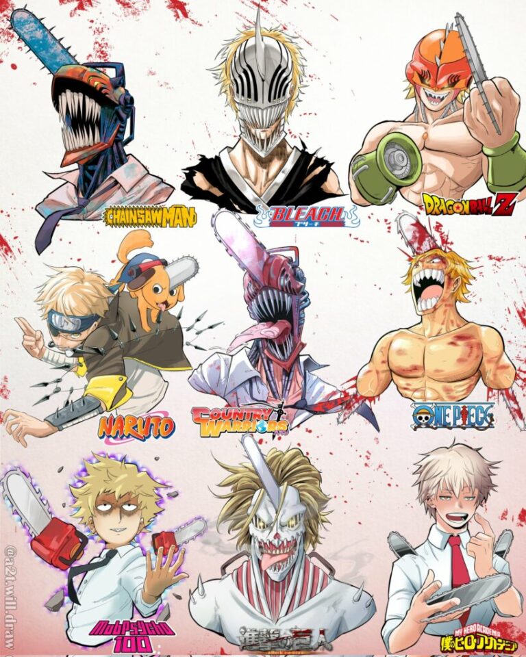 Voici à quoi ressemblerait Chainsaw Man s&rsquo;il existait dans un autre anime –