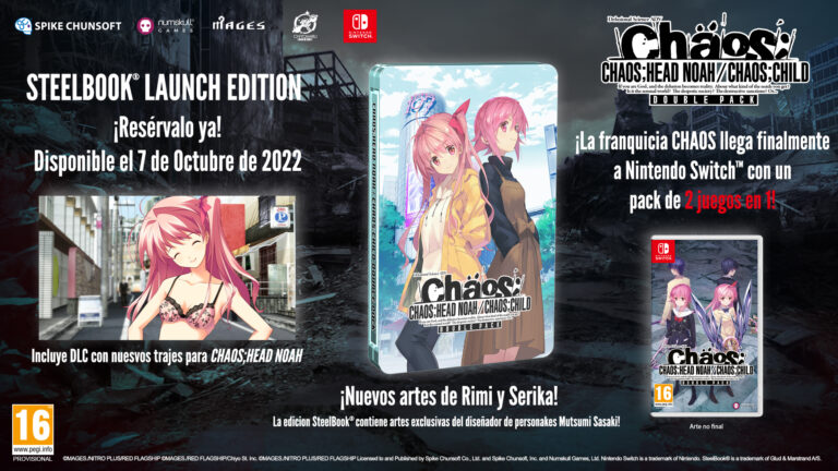 Chaos Double Pack est maintenant disponible en format physique pour Nintendo Switch