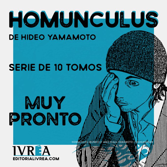 Ivrea licence Homunculus |  Actualité Anime et Manga en ligne [Mision Tokyo]
