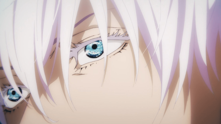 Les animateurs de Jujutsu Kaisen 0 ont exagéré les cils de Gojo