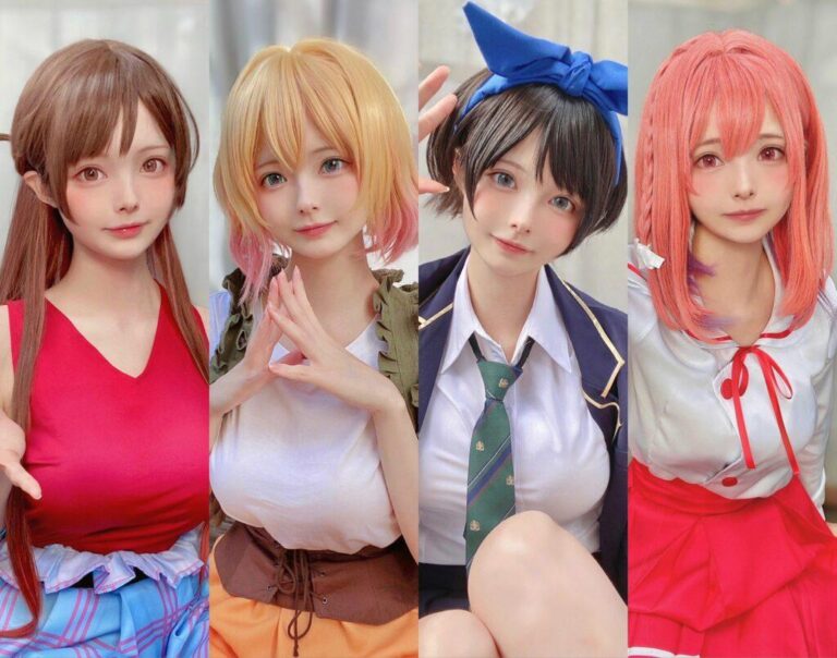 Une cosplayeuse habillée comme toutes les filles