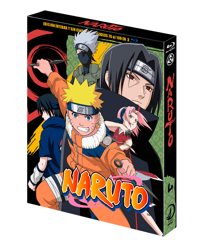 Le quatrième coffret de Naruto en Blu-ray sortira le 25 novembre