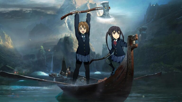 Les filles de K-On !  ils arrivent à God of War dans un mod curieux