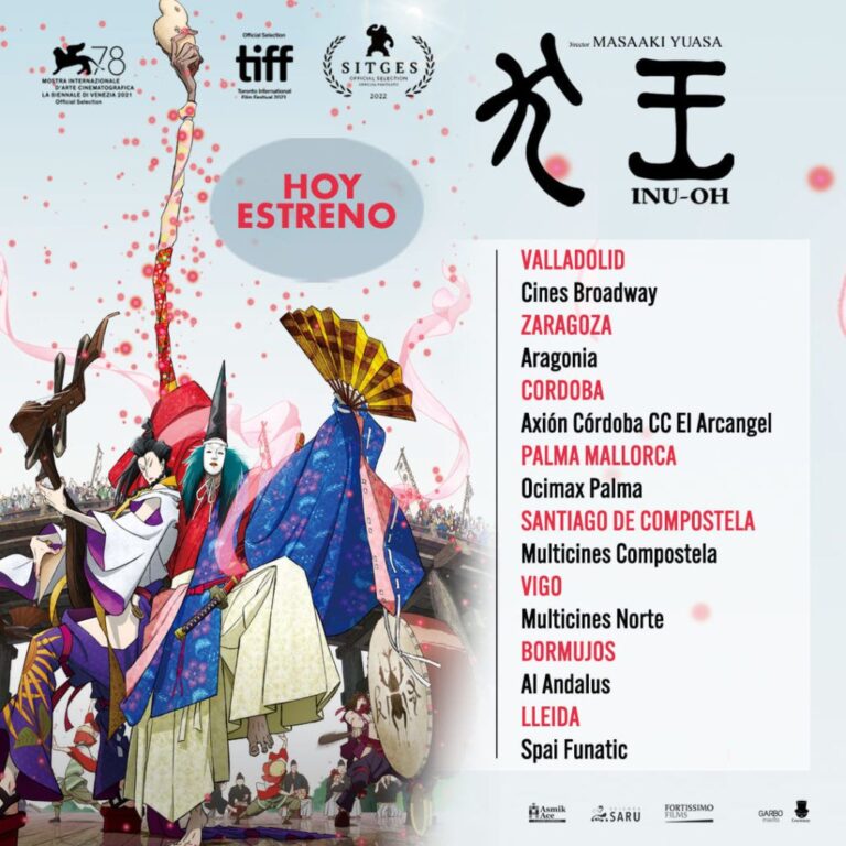 Liste des cinémas pour voir Inu-Oh, première en salles aujourd&rsquo;hui 25 novembre