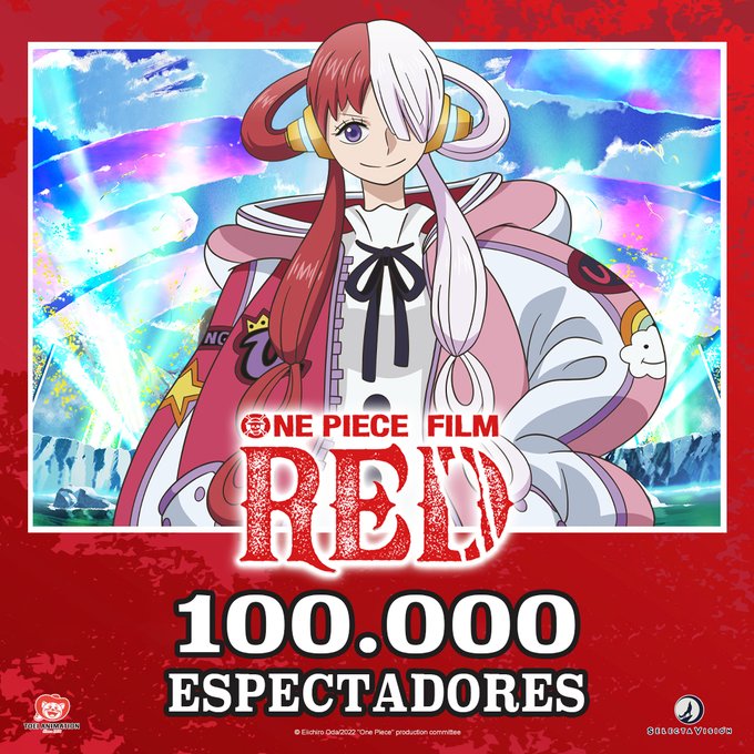 Plus de 100 000 spectateurs lors du premier week-end de One Piece Film Red en salles !  et de nouveaux cadeaux