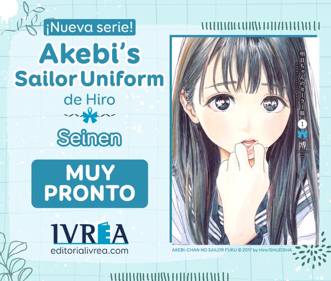 Akebi&rsquo;s Sailor Uniform nouvelle licence d&rsquo;Ivrea