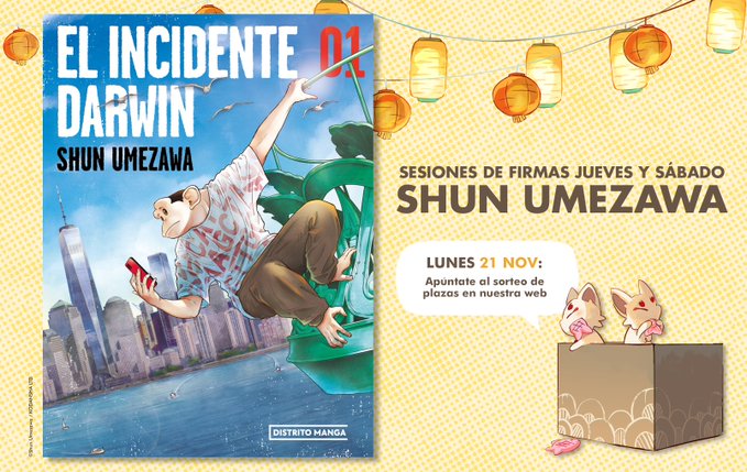 Shun Umezawa ne pourra pas assister à Manga Barcelona 2022 pour des raisons de santé, mais se connectera en direct