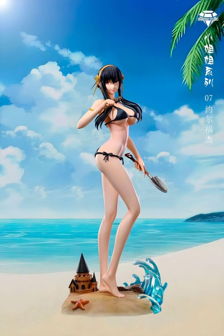 Yor porte un minuscule maillot de bain sur une silhouette