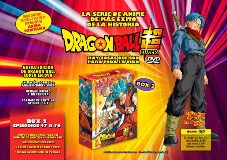 A révélé la boîte 2 des sagas complètes de Dragon Ball Super