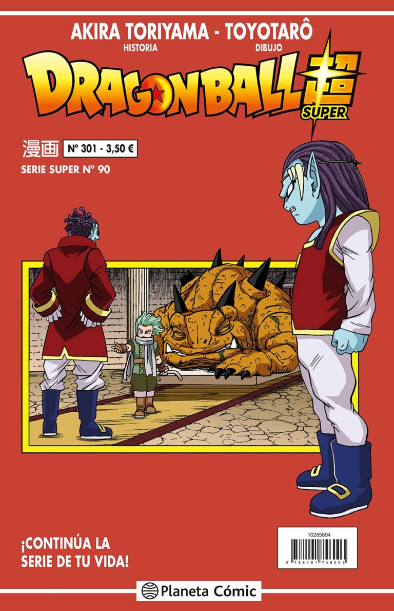 Couverture et date de sortie de Dragon Ball Super Red Series #301