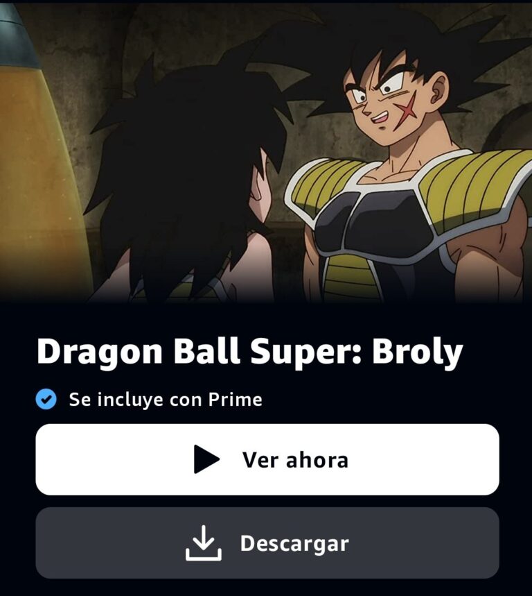 Dragon Ball Super : Broly revient dans le catalogue Amazon Prime Video