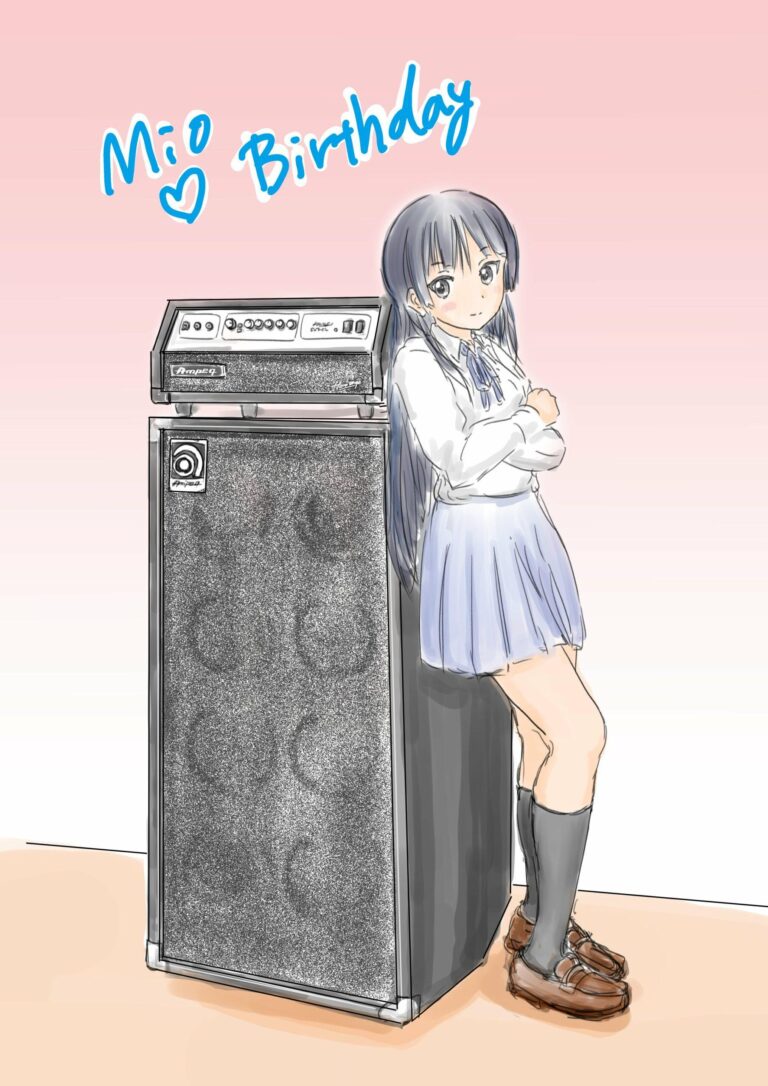 K-On !  célébrer l&rsquo;anniversaire de Mio Akiyama