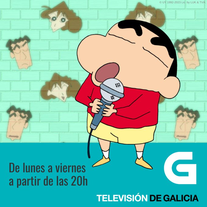 Shin chan est de retour sur TVG2