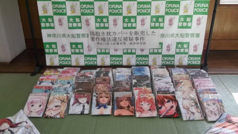 Un homme arrêté pour « trafic » d&rsquo;affaires de dakimakura