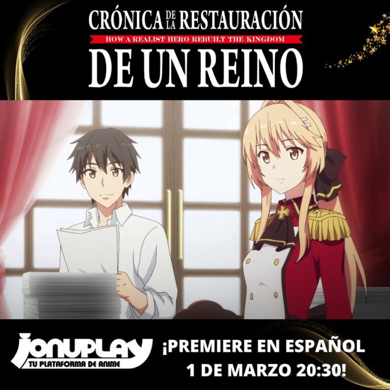 Jonu Media présentera en avant-première le doublage espagnol de Chronique de la restauration d&rsquo;un royaume le 1er mars sur Jonu Play