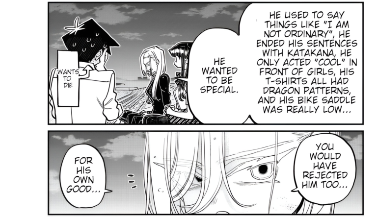 Komi-san bat son rival et les fans célèbrent