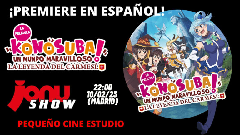 Première de KonoSuba : La Ltenda Crimson à Madrid et à Barcelone