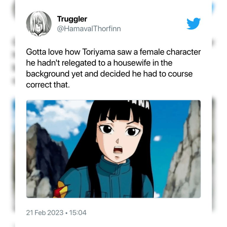 Ceux de Twitter critiquent le rôle des femmes dans Dragon Ball