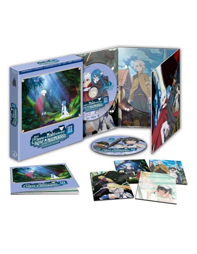 La troisième saison de Danmachi arrivera sur Blu-ray et DVD le 24 mars.
