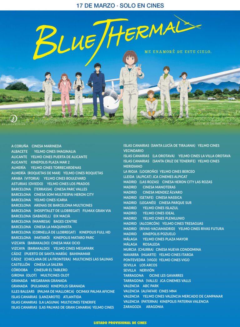 Liste des cinémas pour profiter de Blue Thermal, déjà en salle