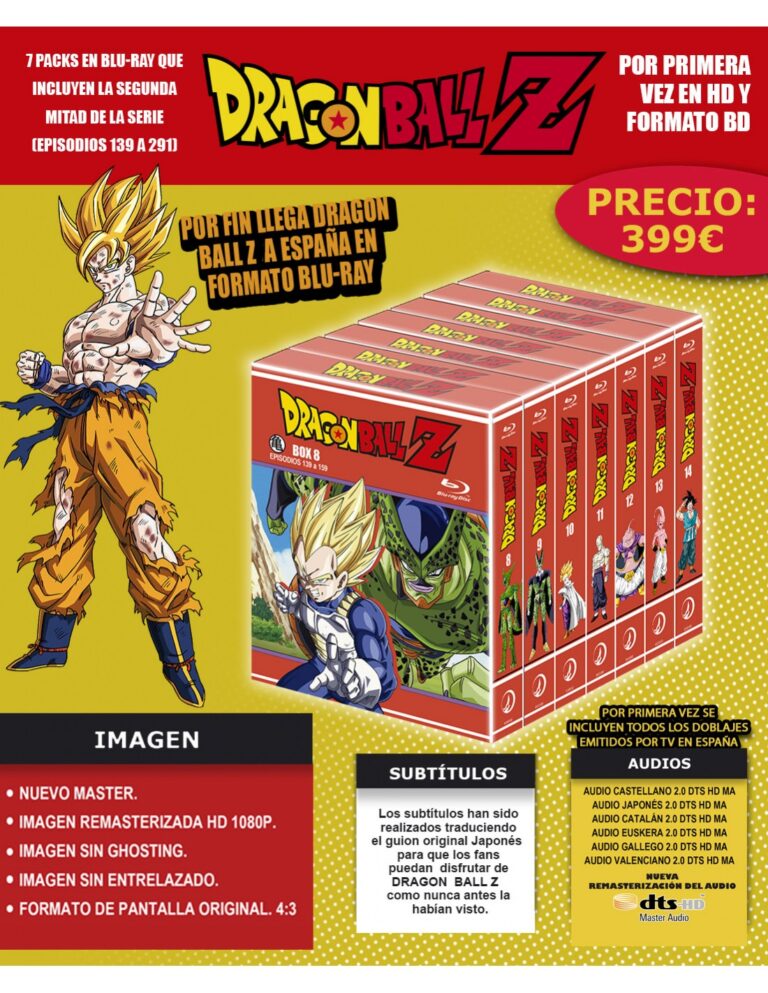 Selecta Visión ouvre l&rsquo;abonnement à la collection Blu-ray de la deuxième partie de Dragon Ball Z