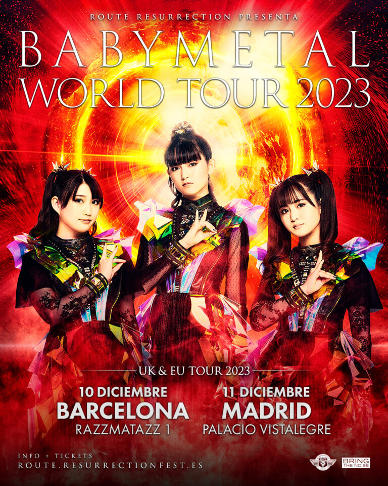 BABYMETAL se produira à Madrid et à Barcelone en décembre 2023