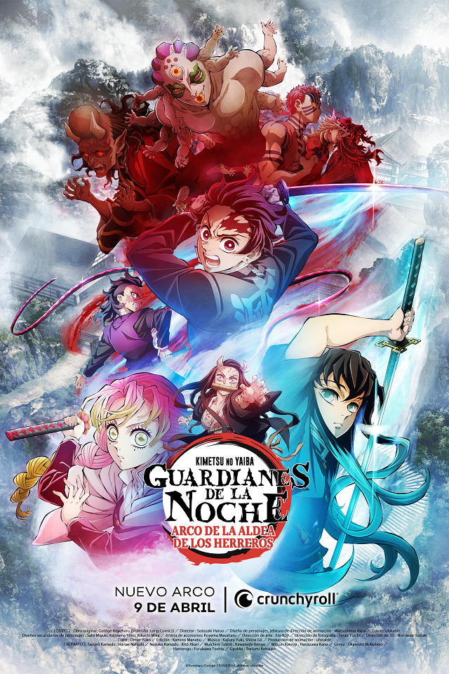 Watchmen of the Night: Kimetsu no Yaiba: Blacksmiths Village Arc sera présenté le 9 avril sur Crunchyroll