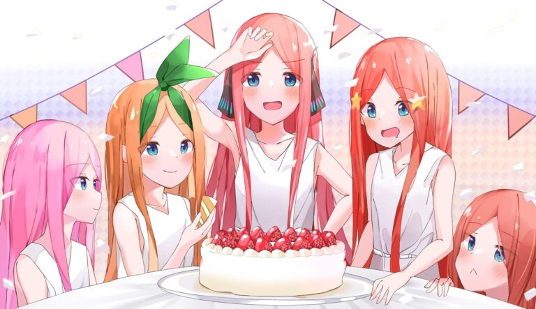 Les quintuplées Nakano fêtent leur anniversaire