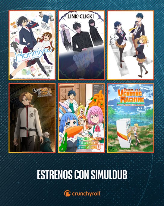 Crunchyroll annonce 6 nouveaux Simuldubs à venir cet été