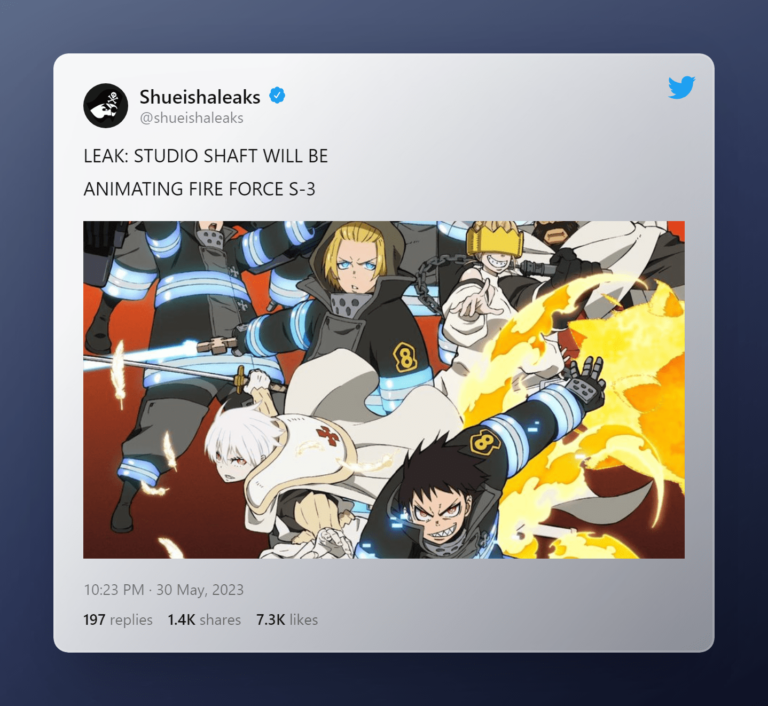 Fire Force pourrait changer de studio pour sa troisième saison