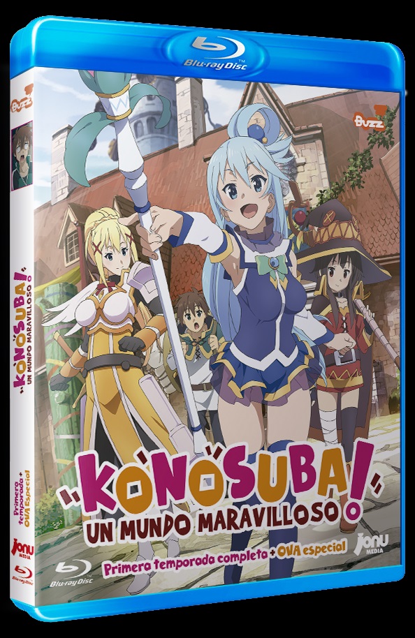 Les éditions simples des deux saisons de KonoSuba en vente en ce moment chez Jonu Shop