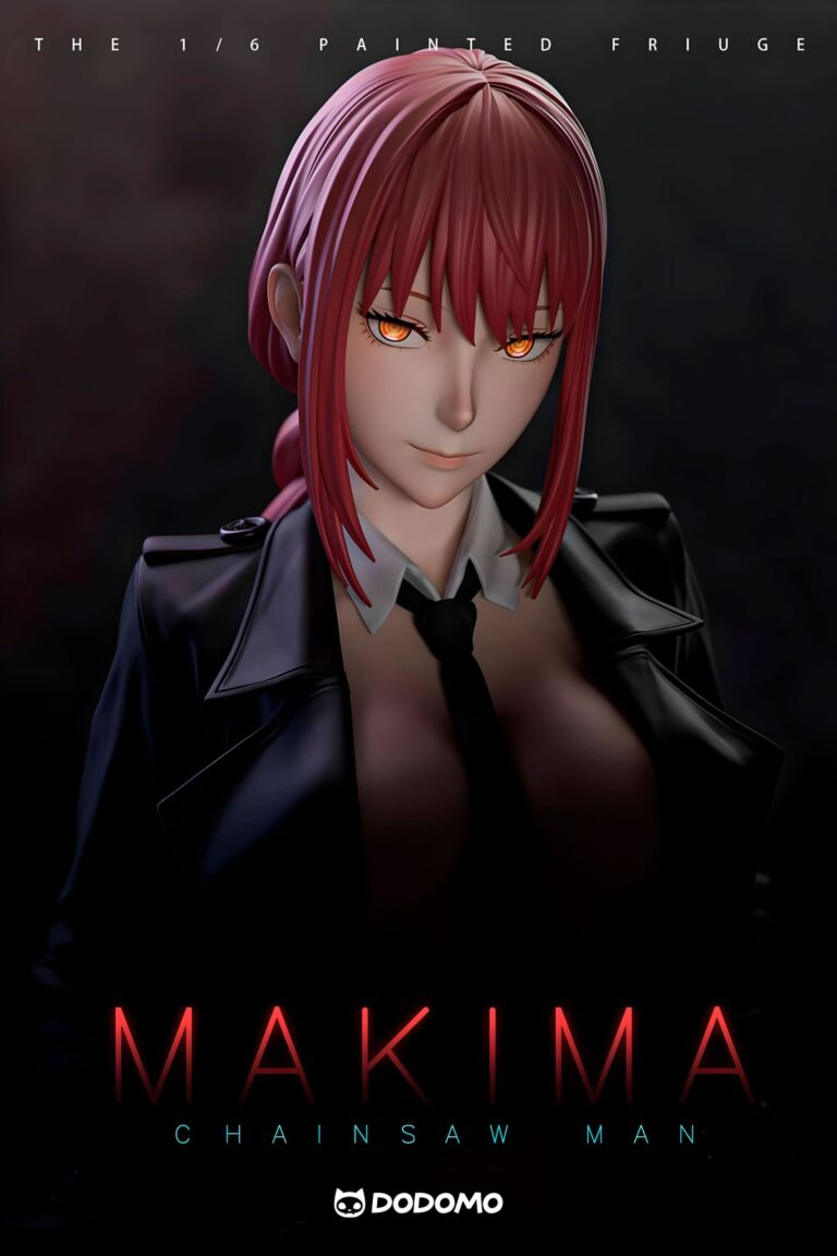 Makima montre de la lingerie érotique sur une figurine