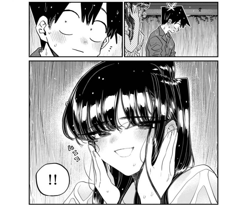 Komi-san surprend les fans avec un « côté excité »