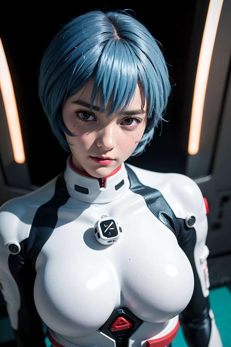 L&rsquo;IA transforme Rei Ayanami en une vraie belle fille