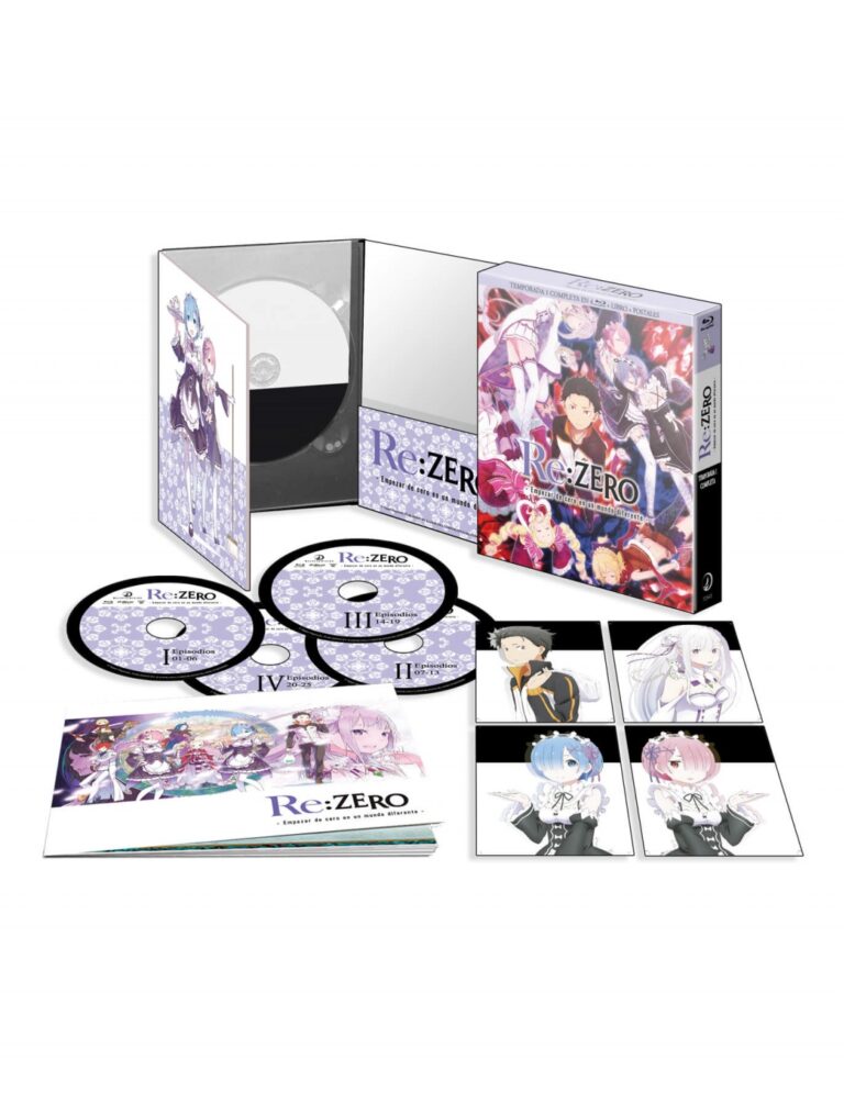 La nouvelle édition en BD et DVD de la saison 1 de Re:Zero, en vente le 28 juillet