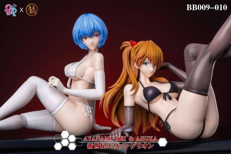 Asuka et Rei reviennent en figurines avec de la lingerie érotique