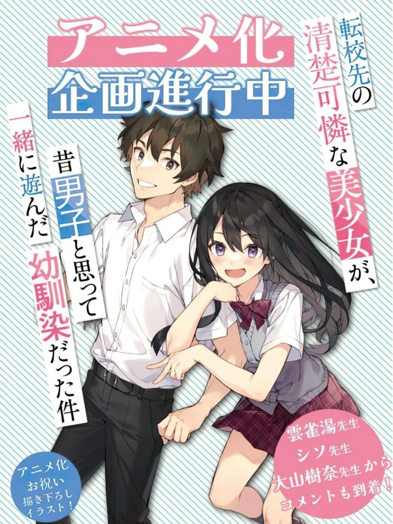 Les romans Tenkou-saki no Seiso Karen na Bishoujo ga auront un anime –