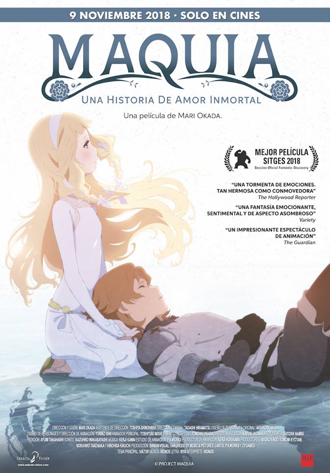 Maquia : An Immortal Love Story est disponible sur Anime Box