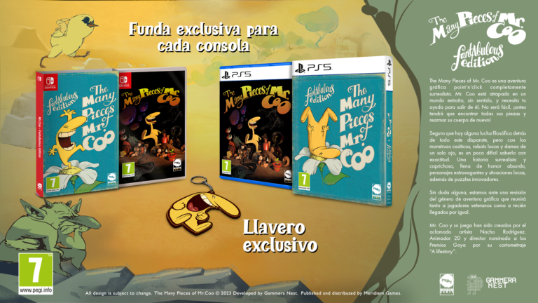 The Many Pieces of Mr. Coo est désormais disponible en format physique et numérique