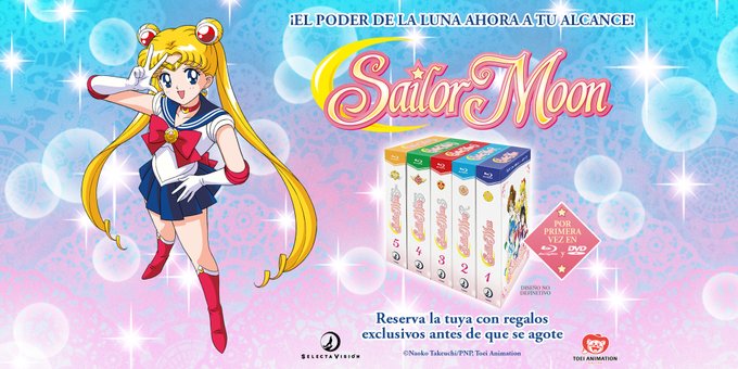 Cadeaux 4 et 5 de l&rsquo;abonnement Sailor Moon sur Blu-ray dévoilés sur le site Selecta Visión