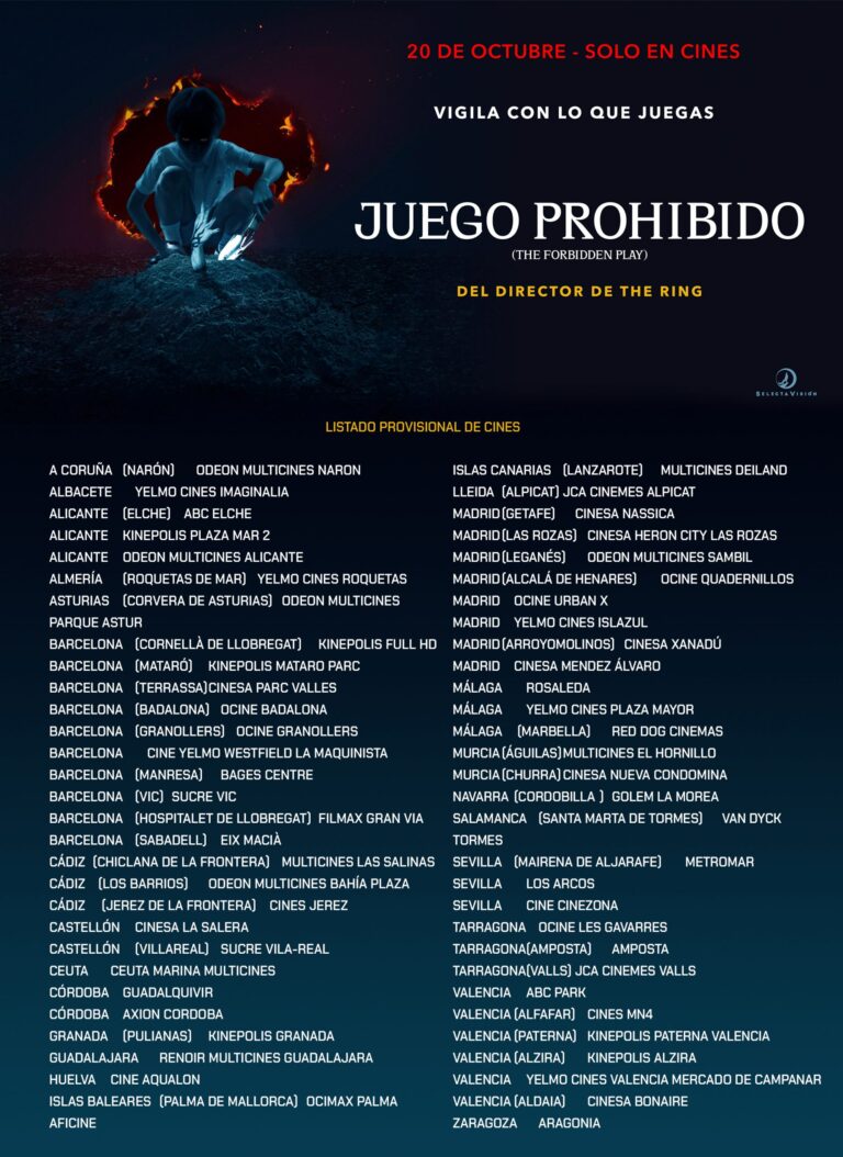 Liste des cinémas pour Forbidden Game, en salles le 20 octobre